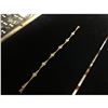 Image 1 : Ladies Italian 14K Gold Custom Flower Link Bracelet