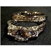 Image 1 : Bridal Set Three Stone Round 30