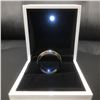 Image 2 : Ladies Titanium Black And Gold Engagement Ring