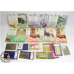 SEALED LOT OF 7 WALLIES WALLPAPER