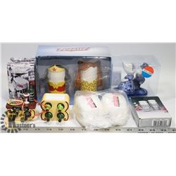 A LOT OF SALT & PEPPER SHAKERS DC WONDER