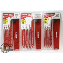 SEALED  3 "DIABLO" 14 PC RECIPROCATING