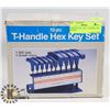 Image 1 : COMPLETE SET 10PC T-HANDLE HEX KEY SET