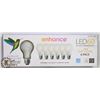 Image 1 : 6 LED60 (8.8 WATTS) SOFT WHITE LED BULBS DIMMABLE