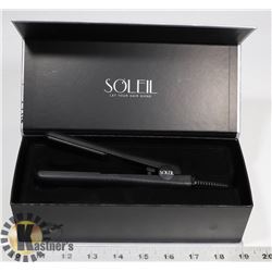 SOLEIL MINI BLACK FLAT IRON W/ CERAMIC PLATES