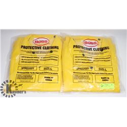 2 LARGE SIZE RAIN COATS