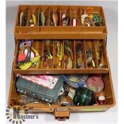 FISHING TACKLE BOX, FULL OF TACKLE