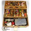 Image 1 : FISHING TACKLE BOX, FULL OF TACKLE