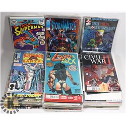 LAGE BOX OF COMICS