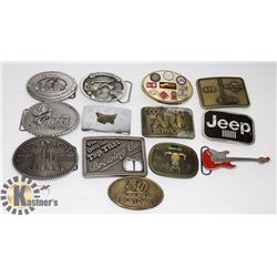 VINTAGE BELT BUCKLES 13 COLLECTION