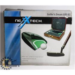 WOODEN CASED EXECUTIVE PUTTING SET