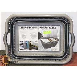 NEW SPACE SAVING COLLAPSIBLE LAUNDRY BASKET