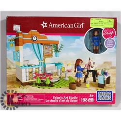 NEW AMERICAN GIRL MEGABLOCKS - SAIGE'S ART STUDIO
