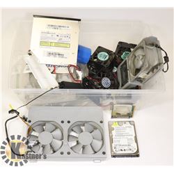 LARGE LOT OF COMPUTER ACCESSORIES AND PARTS