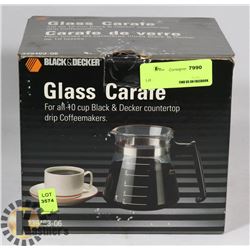 BLACK AND DECKER GLASS CARAFE