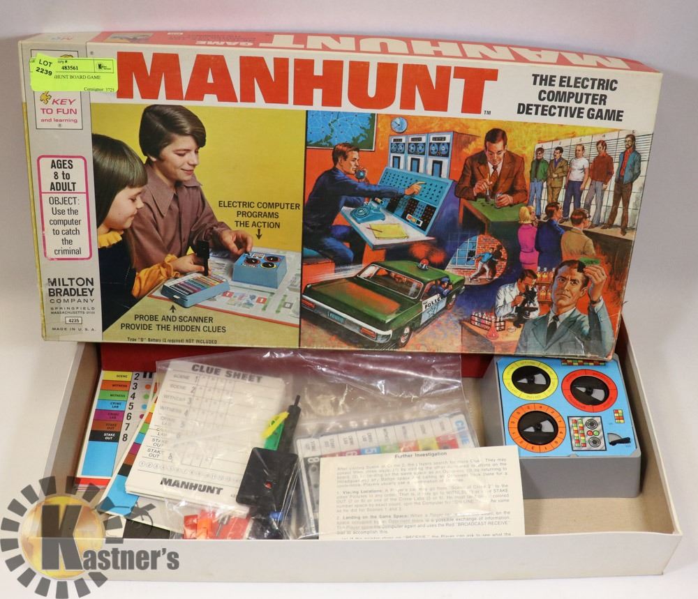 1960S MANHUNT BOARD GAME