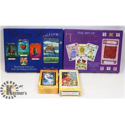 A LOT OF TAROT CARDS. MISC