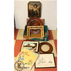 VINTAGE VARIETY FRAMES/PICTURES