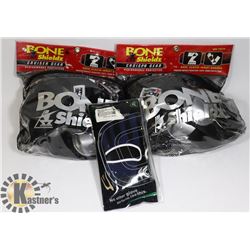 SEALED OUTDOOR SPORTS 2 SETS BONE SHIELDZ