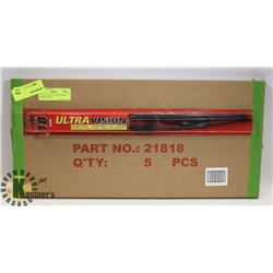 LOT OF 6 NEW 18" ULTRA VISION WIPER BLADES