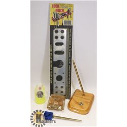 VINTAGE ITEMS LETTER OPENER W/COINS