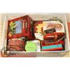 Image 1 : LARGE BOX OF ASSORTED TINS