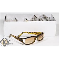 BOX OF TORTOISE SHELL STYLE FRAME DESIGNER