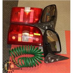 LOT OF ASST. CHEVY 2014 PARTS AND A 5FT AIR HOSE