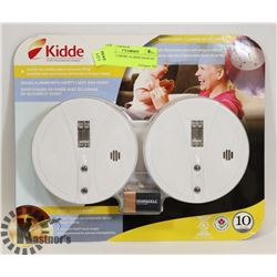 SET OF 2 SMOKE ALARMS MADE BY KIDDE