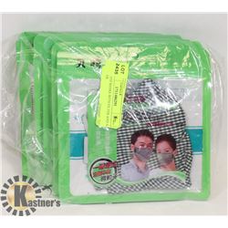 6 CLOTH MASKS WITH FILTER AND A ZIPPER