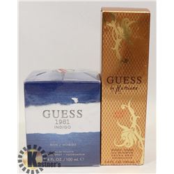 SET OF 2 "GUESS 1981 INDIGO" EAU DE TOILETTE
