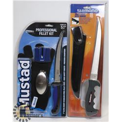 NEW 2 MUSTAD FILLET 5 PC SET W/ANOTHER