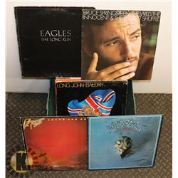 28 VINTAGE CLASSIC ROCK LP'S. MAX WEBSTER, 10CC, G