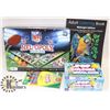 Image 1 : NEW NFL-OPOLY GAME, POP CULTURE TRIVIA GAME