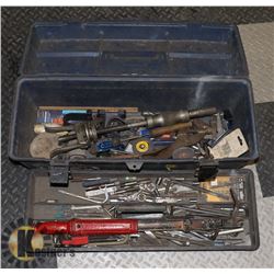 ESTATE BOX OF TOOLS SCREWDRIVER SOLDERING IRON