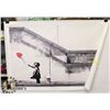 Image 1 : BANKSY HOPE BALLOON CANVAS