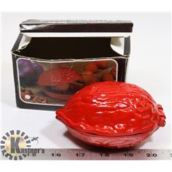 VINTAGE CAST IRON NUT CRACKER IN A BOX