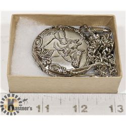 NEW HUNTING MOTIF POCKET WATCH