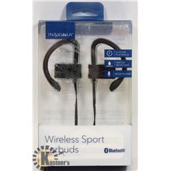 INSIGNIA WIRELESS BLUETOOTH SPORT EARBUDS