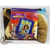 Image 1 : NEW DREAMWORKS MADAGASCAR  FLEECE THROW KIT