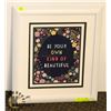 Image 1 : BE YOUR OWN KIND OF BEAUTIFUL WALL ART