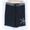 Image 1 : EKUMENIK MENS BLACK/GREY TAILORED BOARD SHORTS
