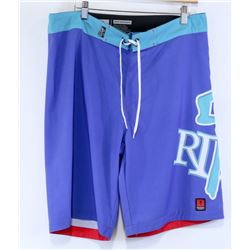 RED DRAGON MENS PURPLE/TEAL BOARD SHORTS SIZE 34