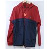 Image 1 : FOURSTAR MENS RED & NAVY ZIP UP HOODED JACKET