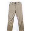 Image 1 : RVCA MENS KHAKI STRETCH SLIM FIT PANTS SIZE 34