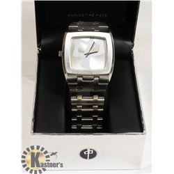 RED DRAGON SILVER TONE WATCH