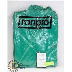 NEW RANPRO FLAME GUARD SZ L GREEN COAT