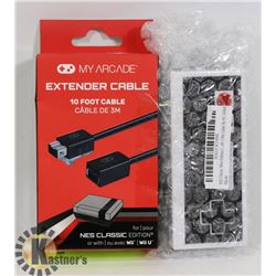 NEW CLASSIC NES MINI CONTROLLER & NEW 10' CONTROL