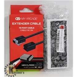 NEW CLASSIC NES MINI CONTROLLER & NEW 10' CONTROL