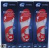 Image 2 : 3 PAIRS OF NEW SZ L  MENS (7-13 ) GEL GENIE INSOLE